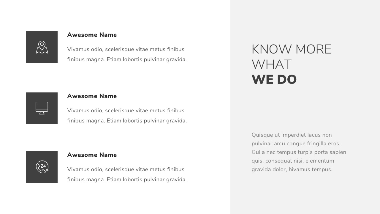 Black and White Keynote Template by twilightslide GraphicRiver
